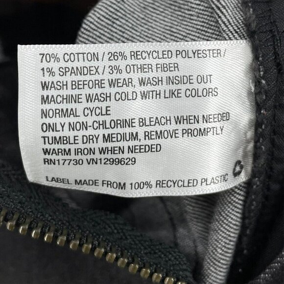 Art Class Girlfriend Overall Bib Girls L Black Denim Overalls With Front Zipper - Picture 10 of 13